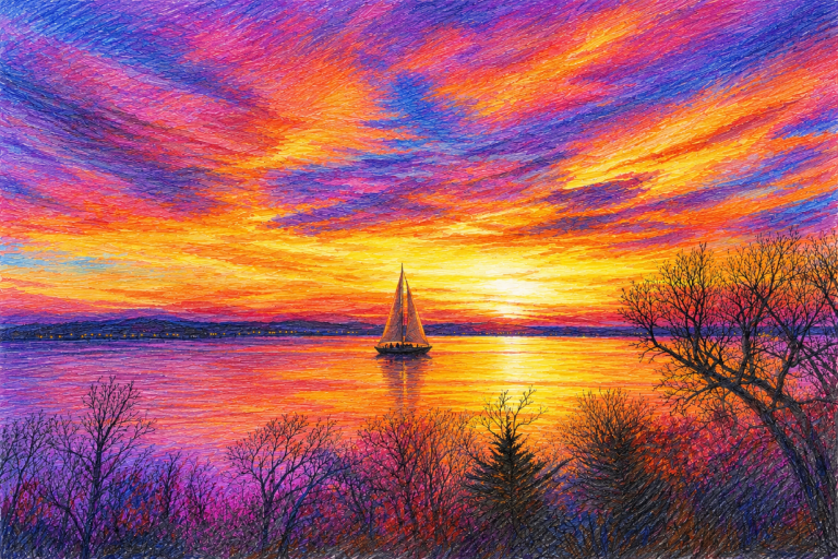 "Evening Sail"